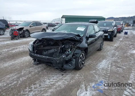 2017 Honda Accord Ex-L V6 из США, поврежденный, VIN 1HGCR3F89HA014794